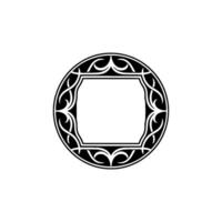 Intricate Circular Ornament, Vintage, Elegant Border - Circle vector