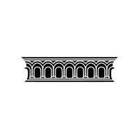 Elegant Classical Ornament Border, Minimalist vector