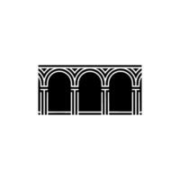 Minimalist Archway, Geometric, Modern Emblem, Minimalism vector