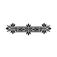 Geometric Deco Border, Elegant Division, Stylized Ornament - Symmetrical vector