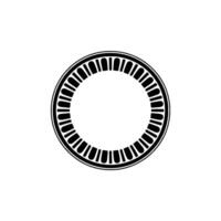 Minimalist Circular Emblem, Modern, Progress Indicator vector