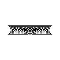 Art Deco Ornament Border, Elegant Element - Artdeco - Decorative vector