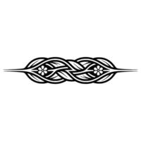 Intricate Woven Branch Border, Celtic vector