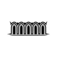 Geometric Archway, Minimalist, Architectural Motif, Arch - Gothic vector