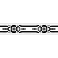 Elegant Decorative Border, Classical, Vintage Motif vector