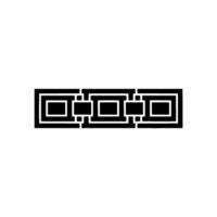 Geometric Lattice, Minimalist, Modern Abstract, Geometry vector