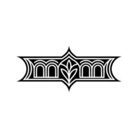 Intricate Art Deco Emblem, Vintage Elegance vector