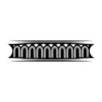 Art Deco Archway Border, Elegant Element, Geometric - Art deco vector