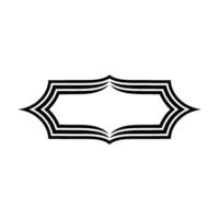 Elegant Deco Border, Vintage Element, Geometric vector