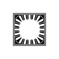 Geometric Halo, Minimalist, Abstract Focus vector