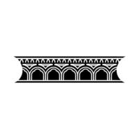 Intricate Archway Border, Minimalist vector