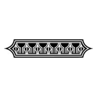 Art Deco Border Ornament, Geometric - Pattern vector