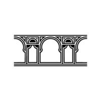 Art Deco Archway, Geometric Ornamentation, Minimalist - Pattern - Art deco vector