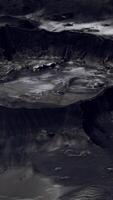 CGI Moon surface with many craters video