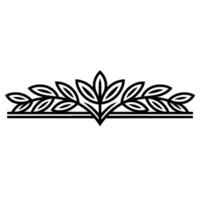Elegant Laurel Wreath Border, Vintage, Floral vector