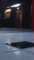 CGI Inside of an empty subway metro video