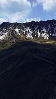 CGI Kazakhstan autmn landscape with dry grass and mountains video