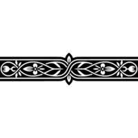 Elegant Celtic Border, Vintage Decorative Element, Ornamental vector