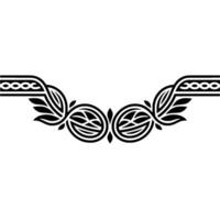 Intricate Celtic Border, Vintage Decorative Element vector