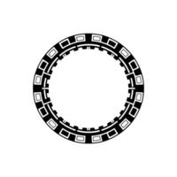 Geometric Circular Ornament, Minimalist - Circle vector