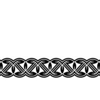 Intricate Celtic Border, Elegant Pattern, Vintage, Ornamental vector