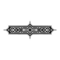 Art Deco Geometric Border, Elegant Element, Stylized vector
