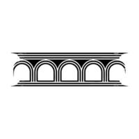 Art Deco Archway, Minimalist, Elegant Ornamentation - Arch vector