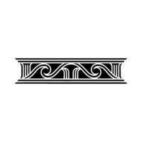 Intricate Linear Border, Classical Ornamentation vector