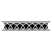 Geometric Deco Border, Minimalist - Art deco - Pattern vector