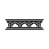 Geometric Archway, Minimalist, Architectural Motif, Lineart vector