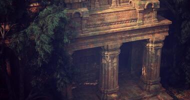 Surreal CGI of a temple in the middle of nowhere video