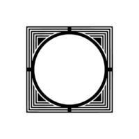 Geometric Frame, Minimalist Composition, Subtle Depth vector