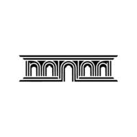Geometric Archway, Minimalist, Modern Architecture, Minimalism vector