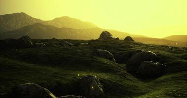 CGI of mountain view video