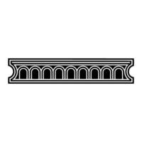 Art Deco Archway Border, Geometric - Pattern - Art deco vector