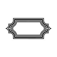 Elegant Ornate Frame, Minimalist - Ornament vector