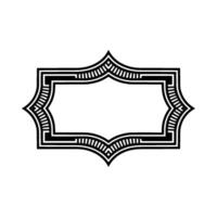 Art Deco Frame, Geometric Ornamentation, Vintage Elegance, Pattern - Art deco vector