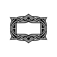 Intricate Celtic Frame, Elegant Border, Vintage - Ornate vector