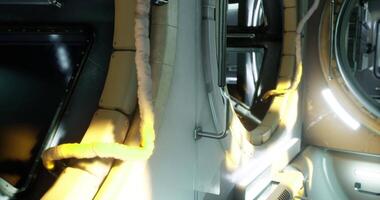 Surreal CGI Exploring the Interior of the International Space Station Module video