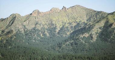 Conceptual CGI mountain view video