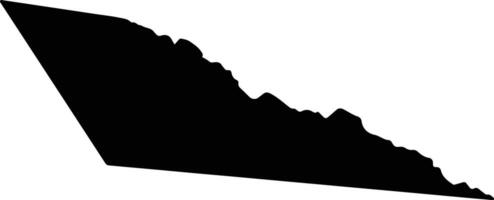 Sao Roque do Pico Portugal silhouette map vector