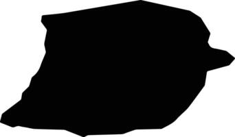 Sapanca Turkey silhouette map vector