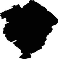 SAPATA Romania silhouette map vector