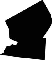 Saphan Sung Thailand silhouette map vector