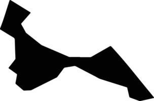 Saraf Omra Sudan silhouette map vector
