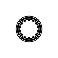 Geometric Circle Motif, Minimalist, Circular Symmetry vector