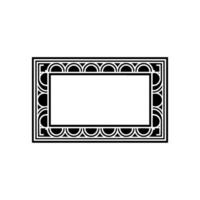 Art Deco Frame, Minimalist, Elegant Border - Art deco vector