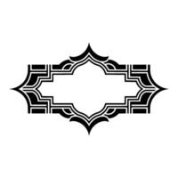 Art Deco Ornament Border, Elegant Element, Stylized - Art deco vector