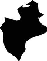 Sarayan Iran silhouette map vector