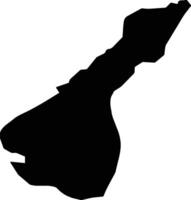 Saraykent Turkey silhouette map vector